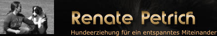Renate Petrich Hundeerziehung fr ein entspanntes Miteinander